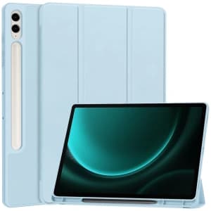 Bizon Case Tab Lizard Samsung Galaxy Tab S9 FE Plus blau