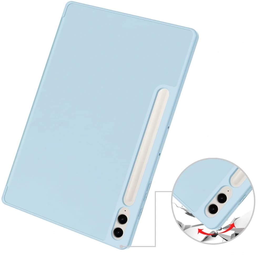 Bizon Case Tab Lizard Samsung Galaxy Tab S9 FE Plus blue - 2