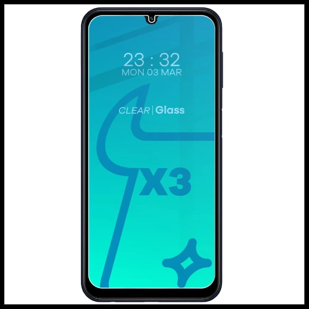 BIZON Clear 3x Bildschirmglas + Kameraglas Samsung Galaxy M34 5G - 3
