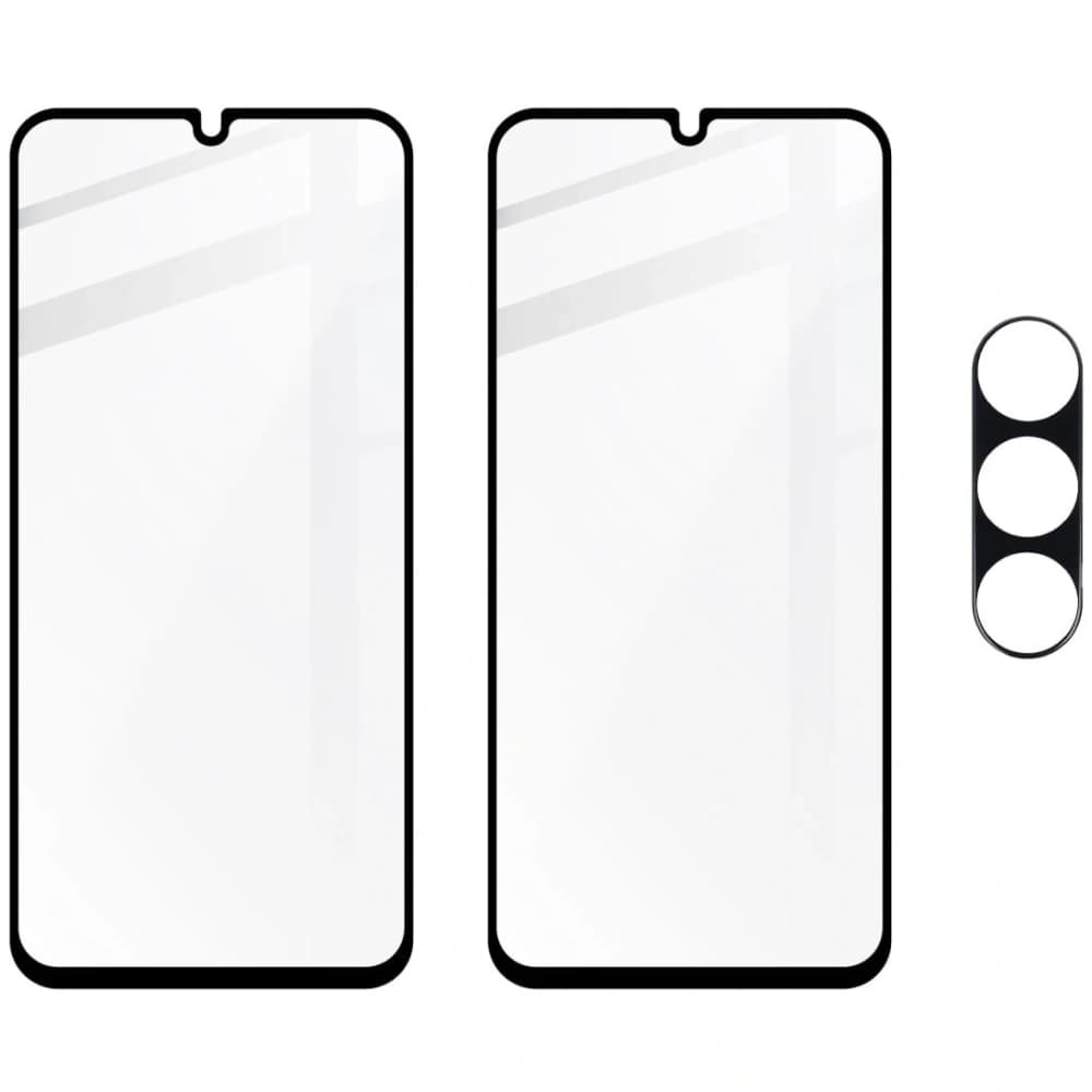 BIZON Edge 2x screen glass + camera glass Samsung Galaxy M34 5G - 5