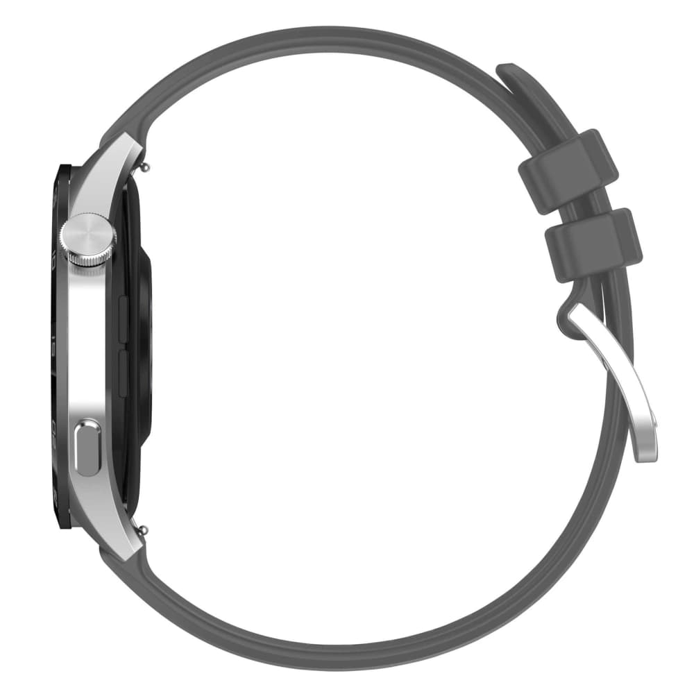 Bizon Strap Uhr Silikon Pro Huawei Uhr GT 5 Pro 42mm/GT 5 41mm/GT 4 41mm grau - 4