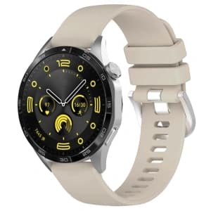 Bizon Strap Watch Silicone Pro Huawei Watch GT 5 Pro 42mm/GT 5 41mm/GT 4 41mm hellgrau