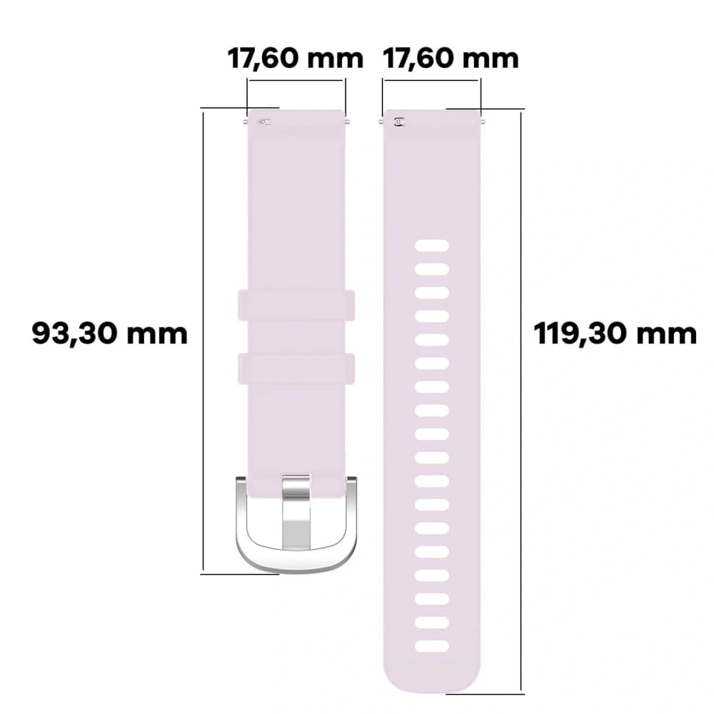 Bizon Strap Watch Silicone Pro Huawei Watch GT 5 Pro 42mm/GT 5 41mm/GT 4 41mm puderrosa - 2