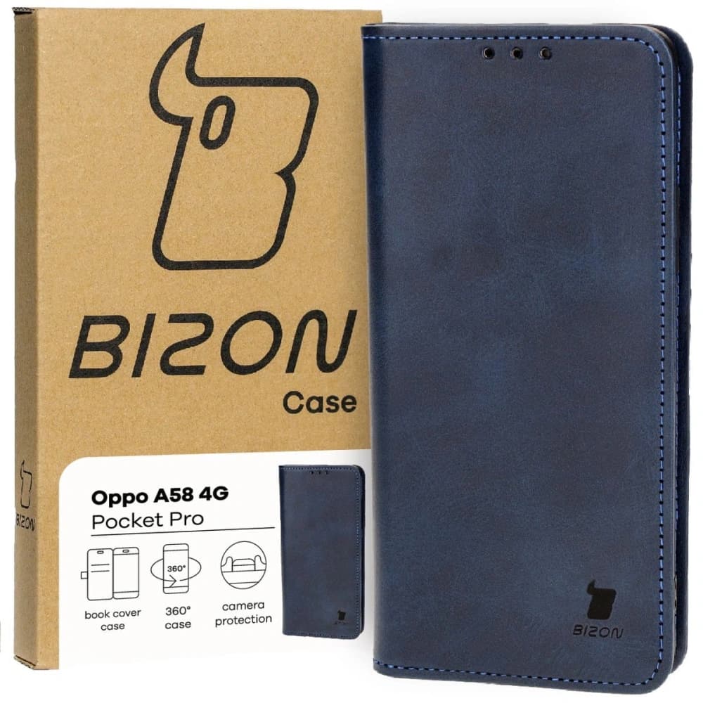 Bizon Case Pocket Pro Oppo A58 4G navy blue - 1
