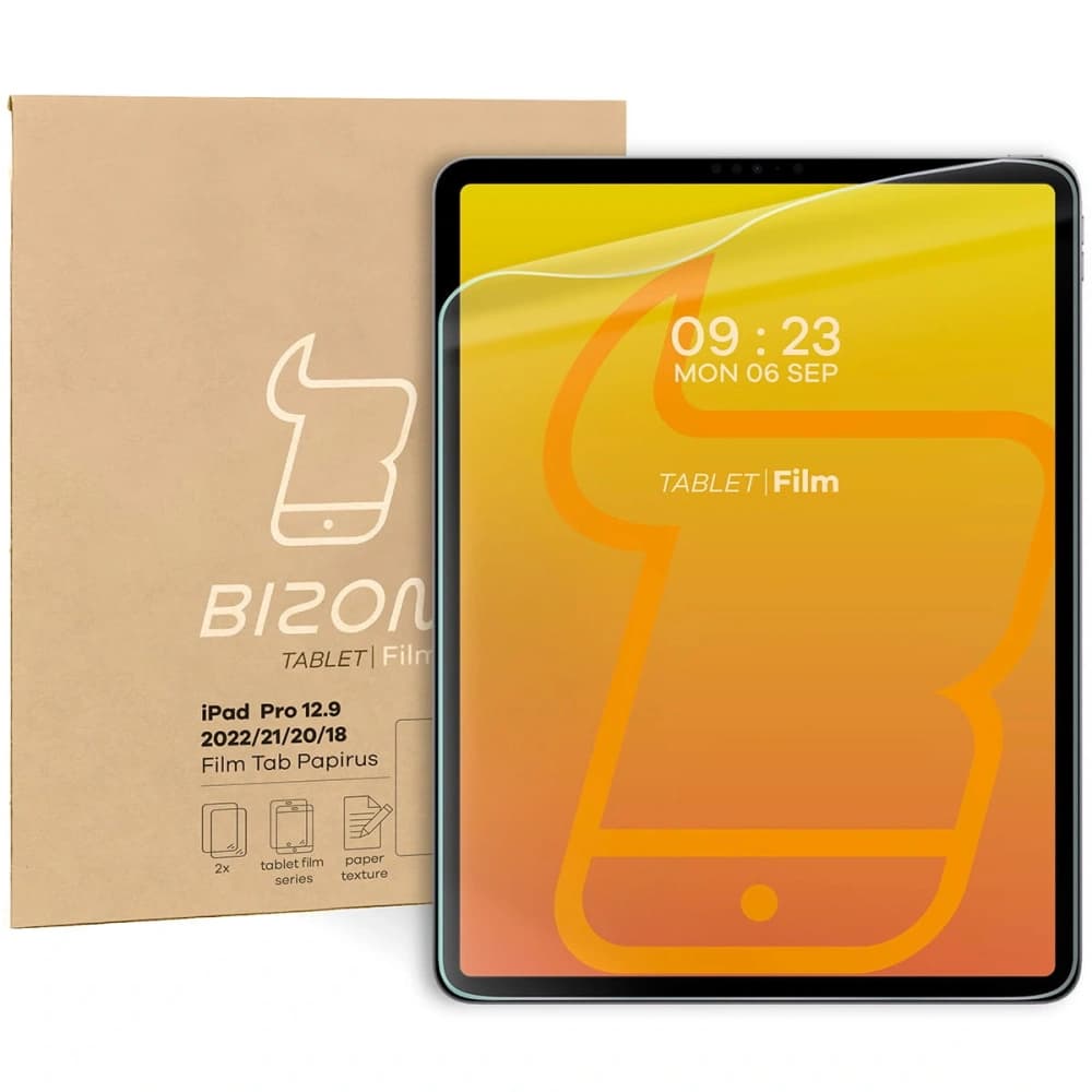 Bizon Film Tab Papirus Apple iPad Pro 12.9 2022/2021/2020/2018 [2 PACK] - 1