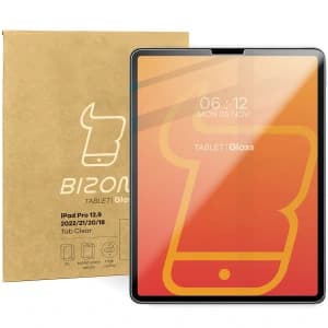 Szkło hartowane Bizon Glass Tab Clear do iPad Pro 12.9 2022/2021/2020/2018 [2 PACK]
