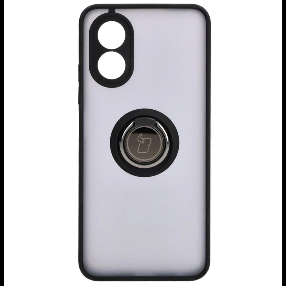 Bizon Case Hybrid Ring Oppo A38 4G rauchig mit schwarzem Rahmen - 2
