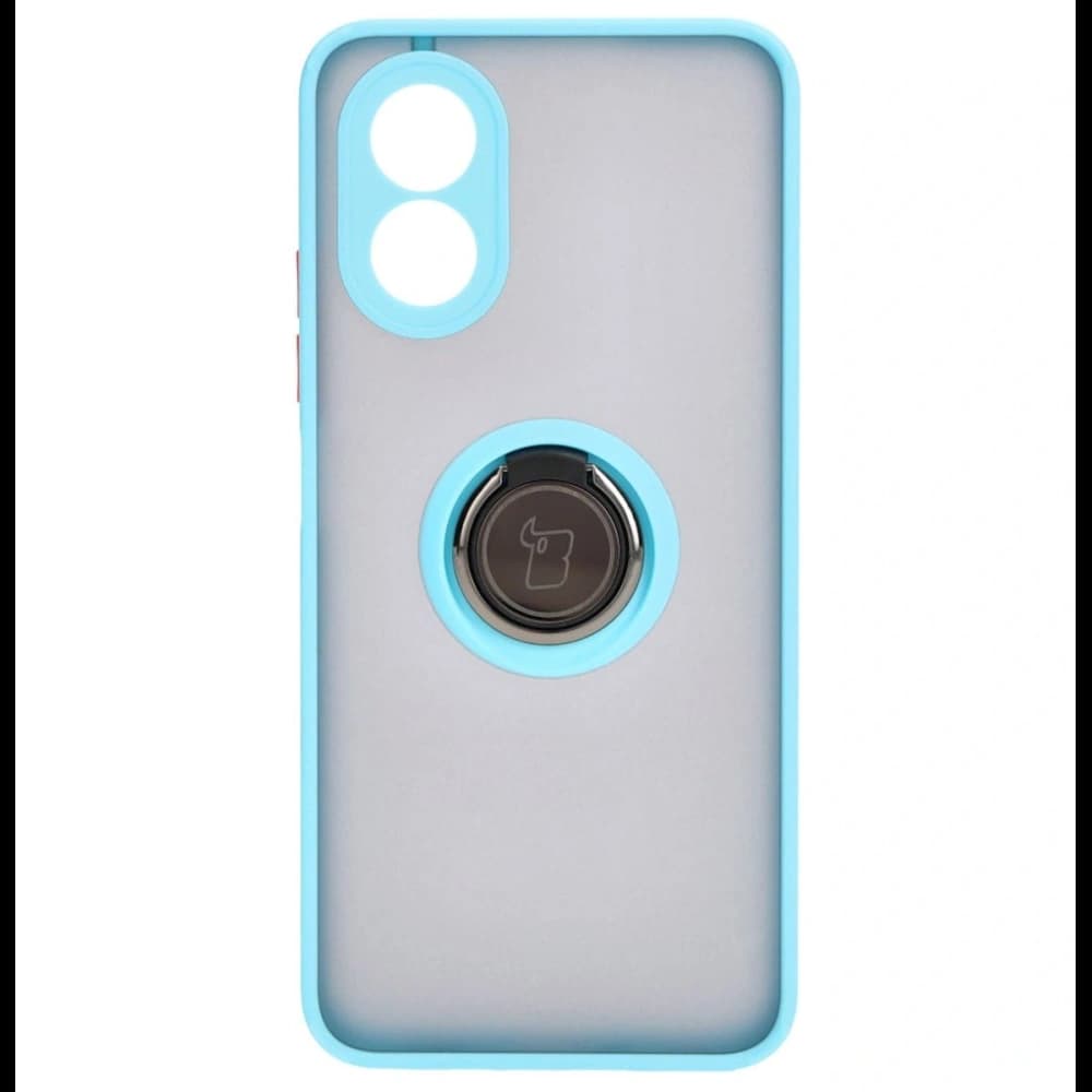Bizon Case Hybrid Ring Oppo A38 4G smoky with a light blue frame - 2
