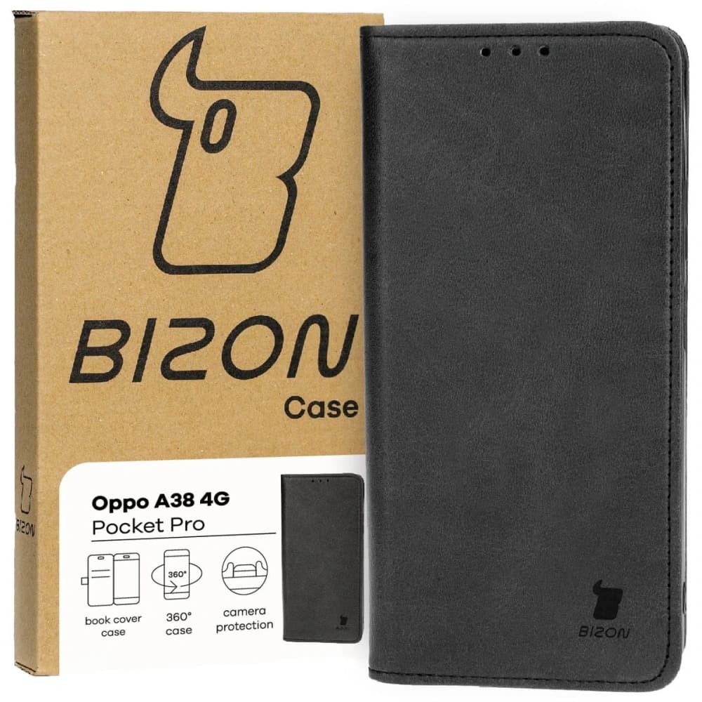 Bizon Case Pocket Pro Oppo A38 4G black - 1