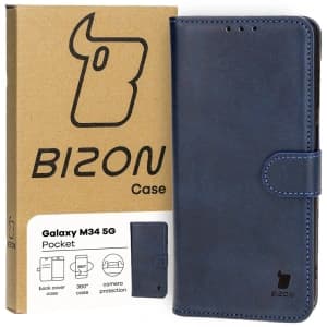 Bizon Case Pocket Samsung Galaxy M34 5G marineblau