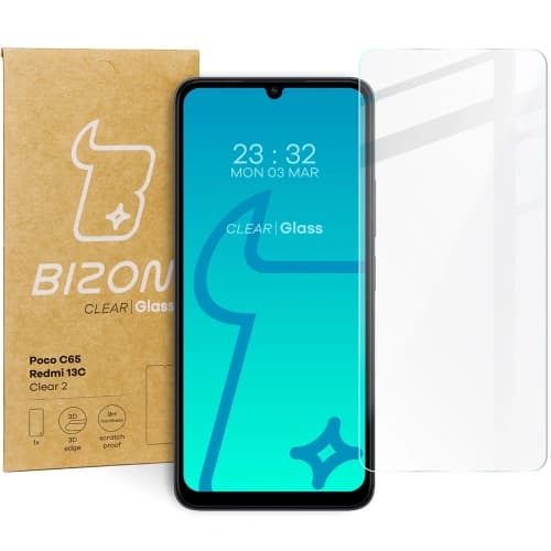 Bizon Glass Clear 2 Redmi 13C/13C 5G/Poco C65