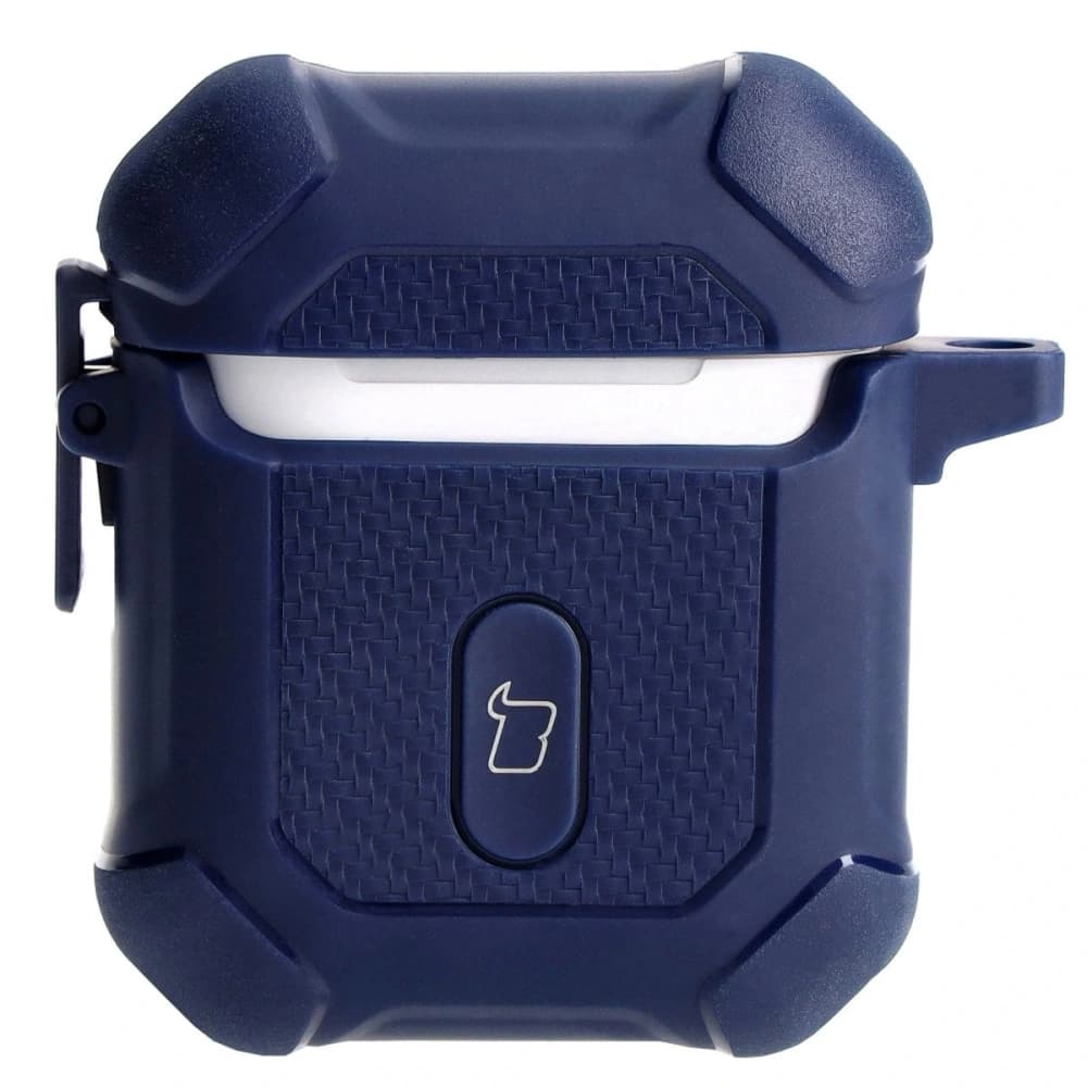Bizon Case Headphone Armor Apple Airpods 1/2 navy blue - 2