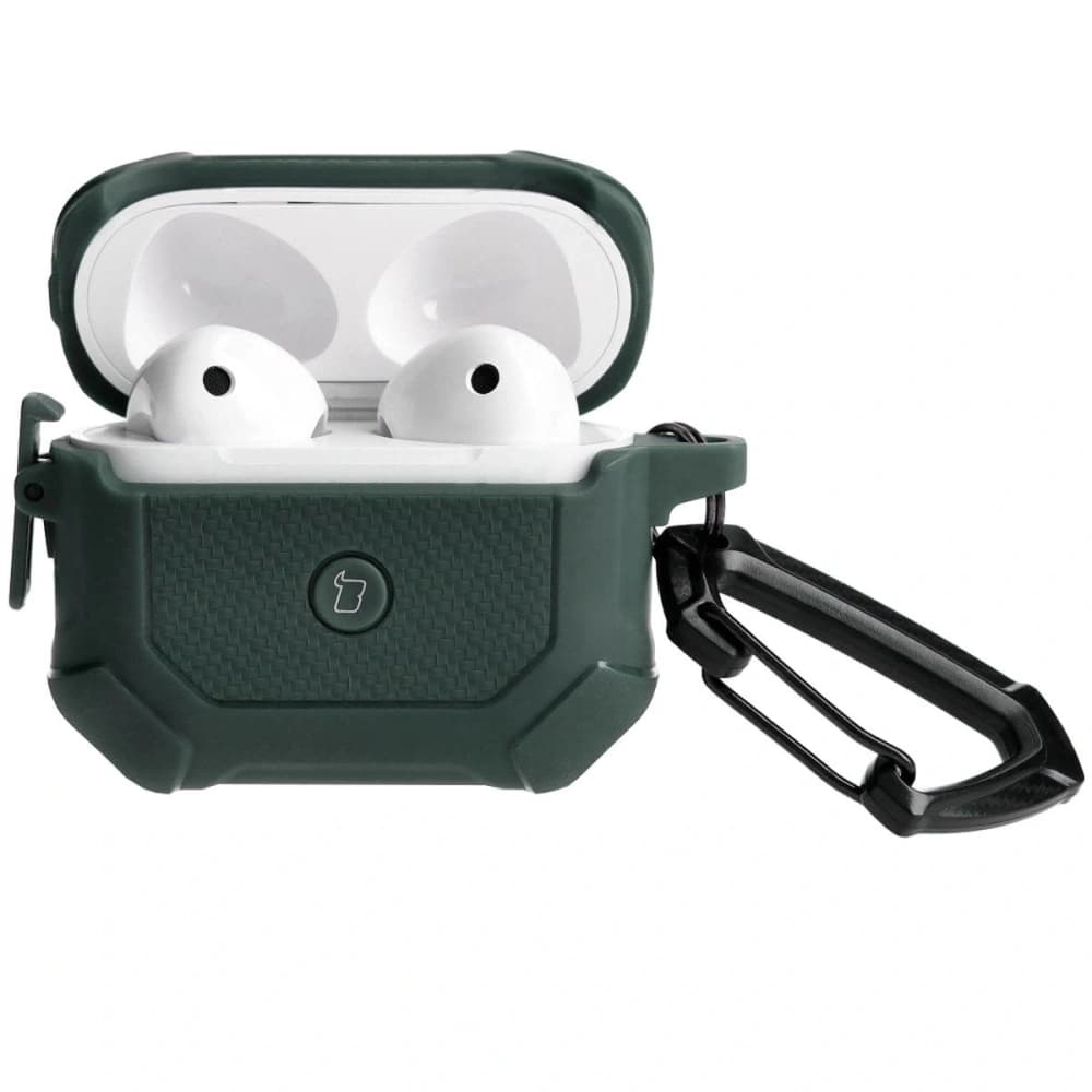 Etui Bizon Case Headphone Armor do Apple Airpods 3 ciemnozielone - 3