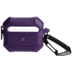 Etui Bizon Case Headphone Armor do Apple Airpods 3 fioletowe