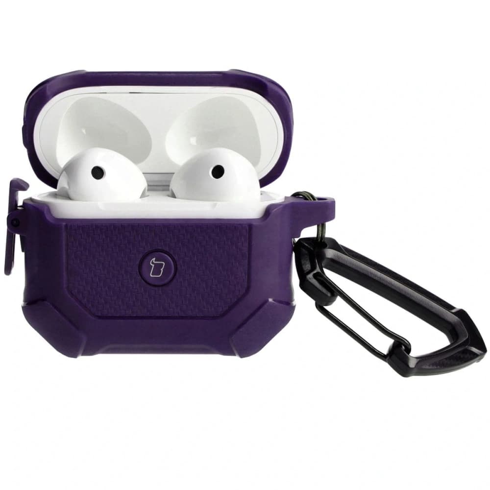 Etui Bizon Case Headphone Armor do Apple Airpods 3 fioletowe - 3