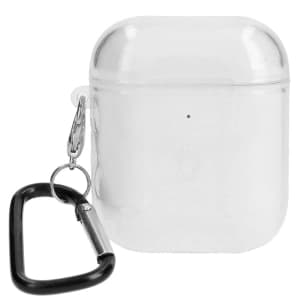 Etui Bizon Case Headphone Clear do Airpods 1/2 przezroczyste