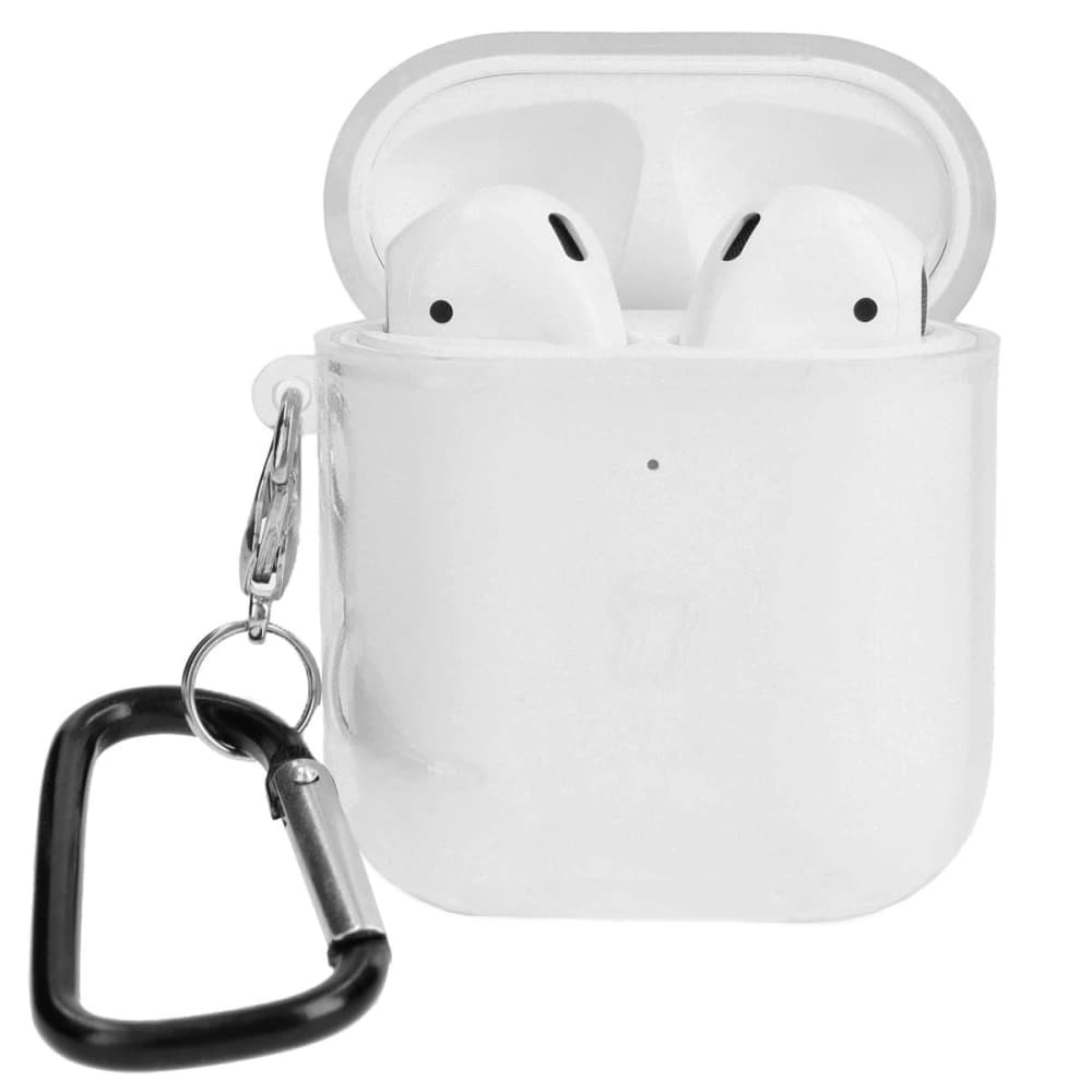 Etui Bizon Case Headphone Clear do Airpods 1/2 przezroczyste - 3
