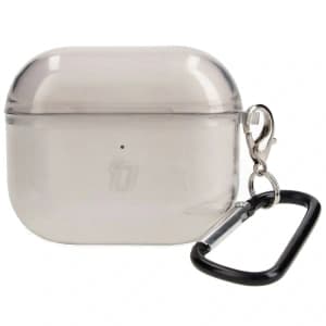 Etui Bizon Case Headphone Clear do Airpods 3 przezroczysto-czarne