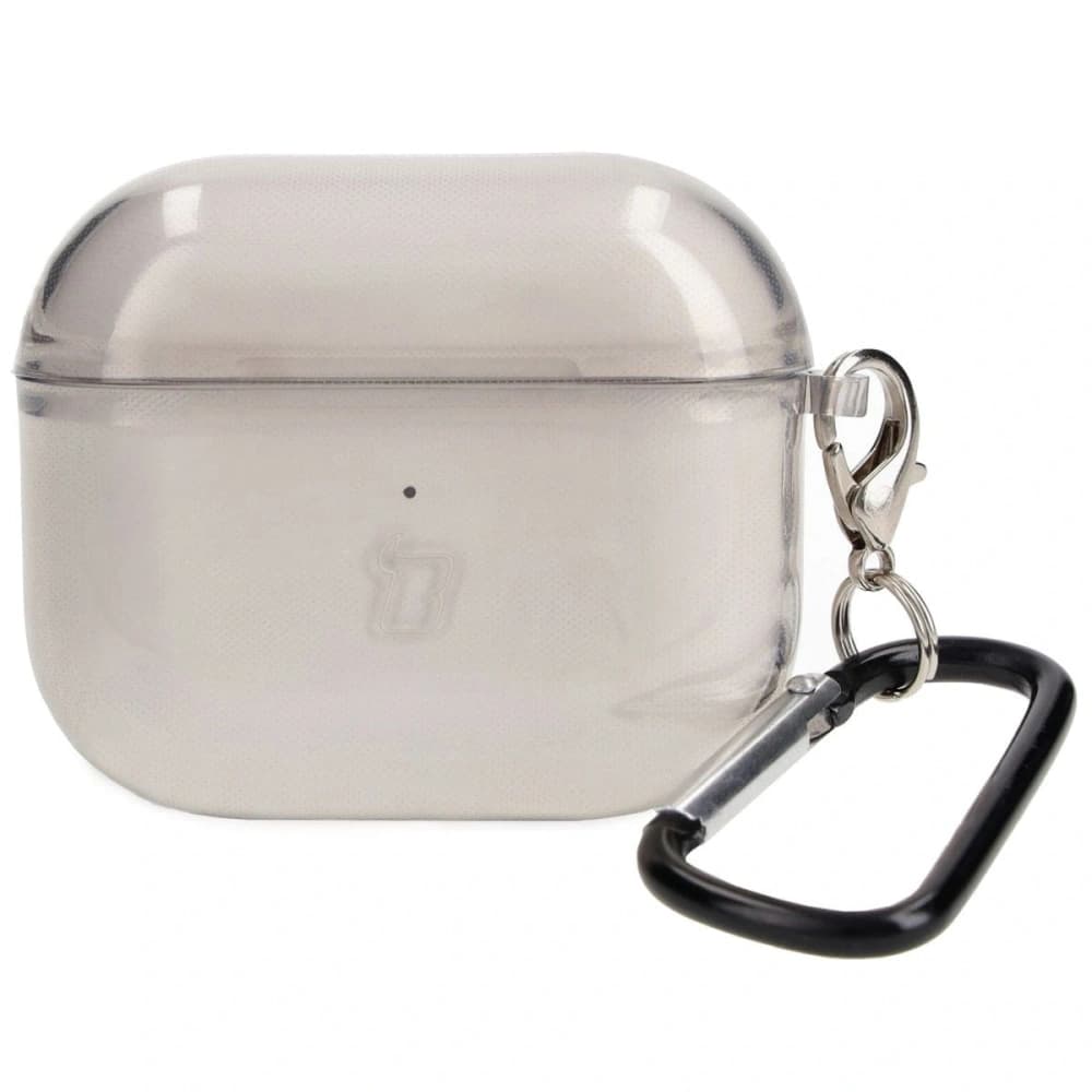 Etui Bizon Case Headphone Clear do Airpods 3 przezroczysto-czarne - 1