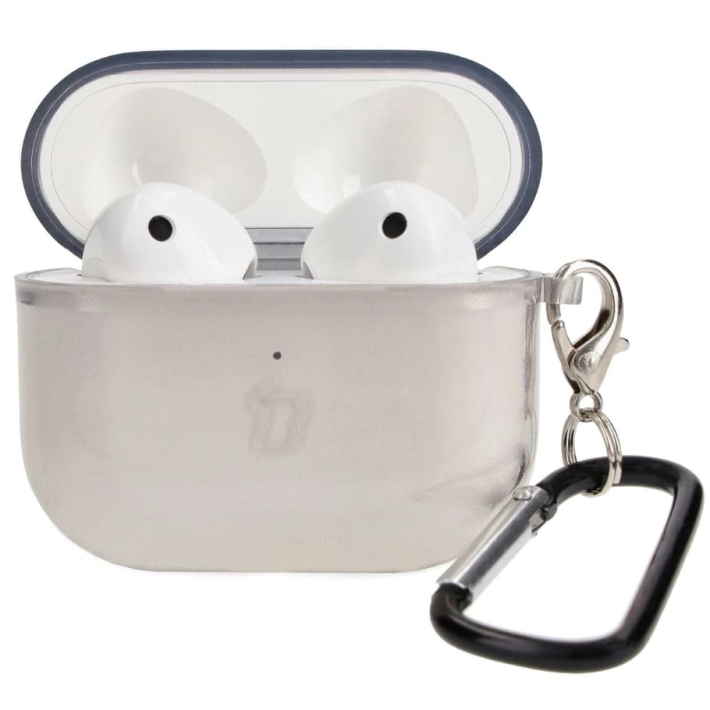 Etui Bizon Case Headphone Clear do Airpods 3 przezroczysto-czarne - 3