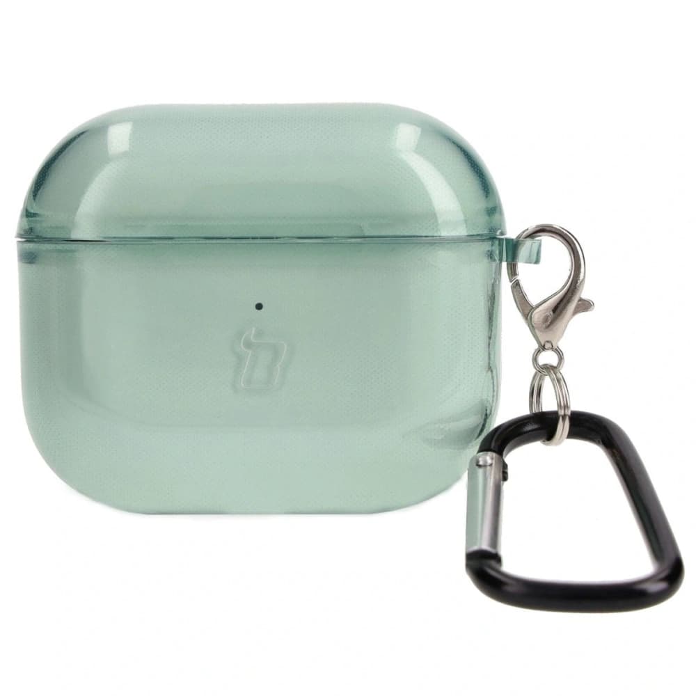 Etui Bizon Case Headphone Clear do Airpods 3 przezroczysto-zielone - 1