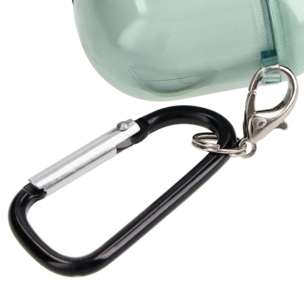 Etui Bizon Case Headphone Clear do Airpods 3 przezroczysto-zielone - 5