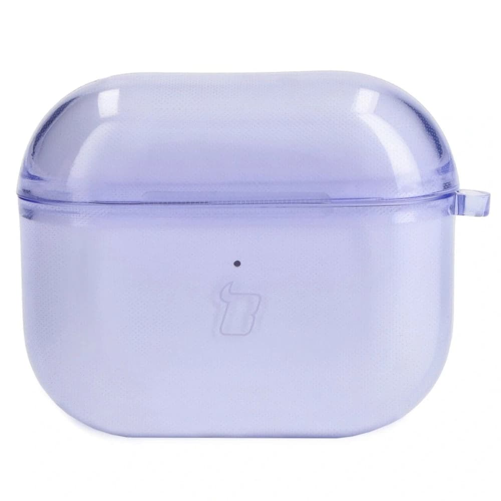 Etui Bizon Case Headphone Clear do Airpods 3 przezroczysto-fioletowe - 2