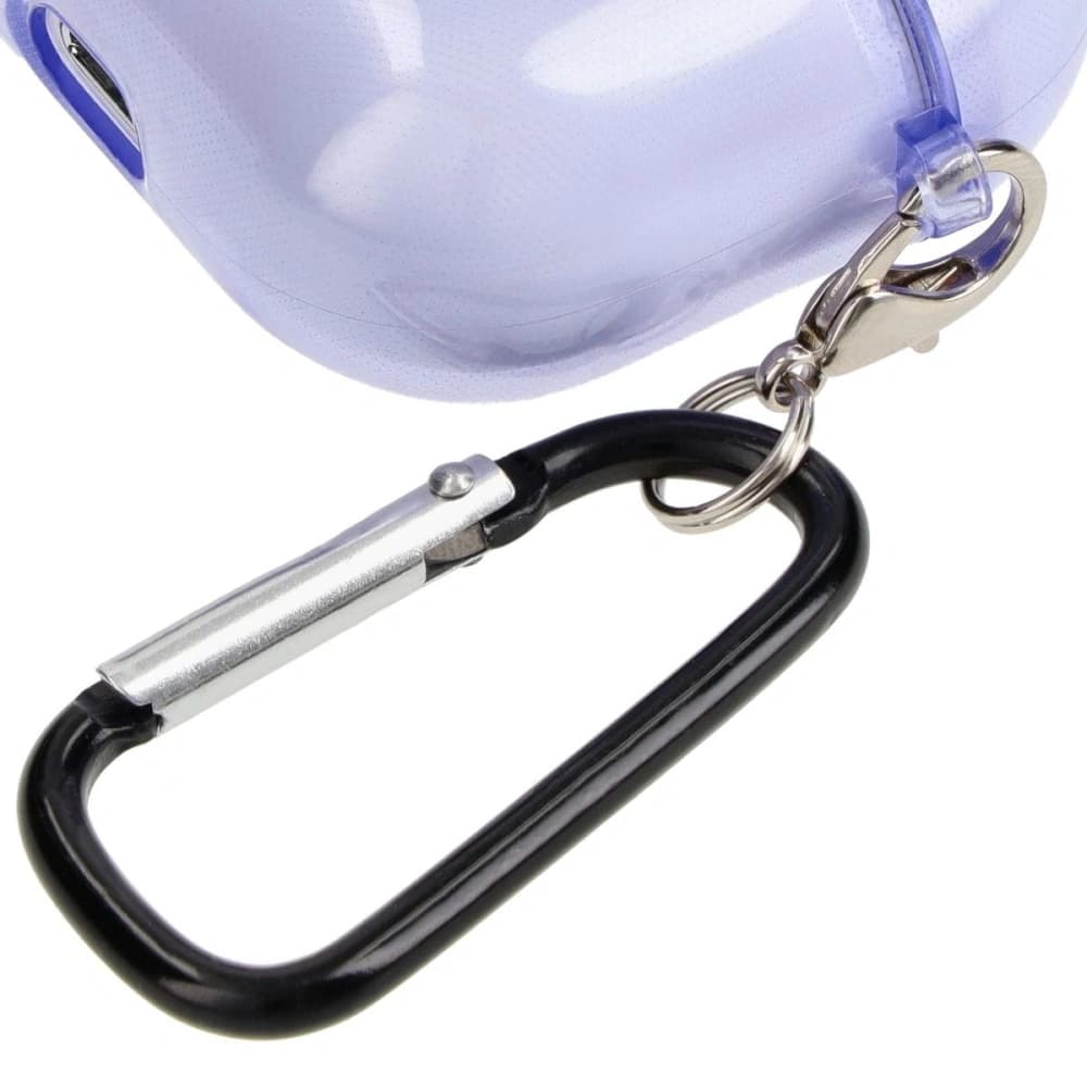 Etui Bizon Case Headphone Clear do Airpods 3 przezroczysto-fioletowe - 5