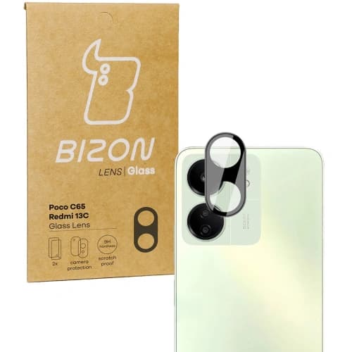 Bizon Glaslinse Redmi 13C/Poco C65 [2 PACK]