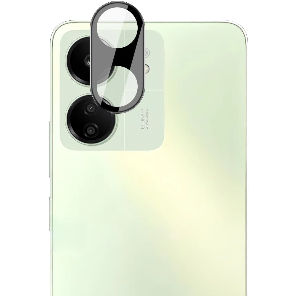 BIZON Edge 2x Bildschirmglas + Kameraglas für Redmi 13C / Poco C65 - 6