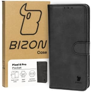 Bizon Case Pocket Google Pixel 8 Pro schwarz