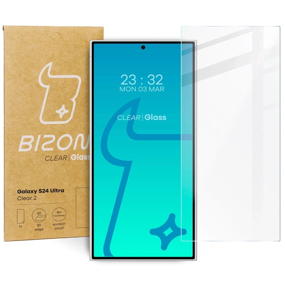 Bizon Glas Klar 2 Samsung Galaxy S24 Ultra - 1