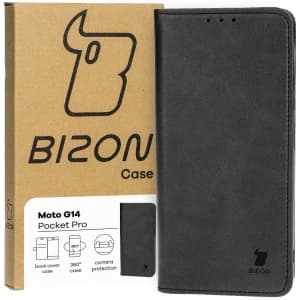 Bizon Case Pocket Pro Motorola Moto G14 schwarz