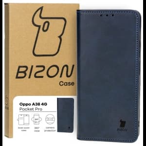 Bizon Case Pocket Pro Oppo A38 4G navy blue