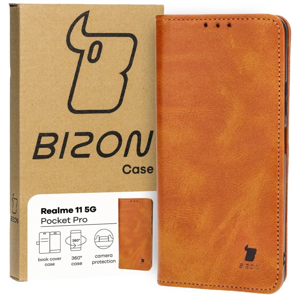 Bizon Case Pocket Pro Realme 11 5G braun - 1