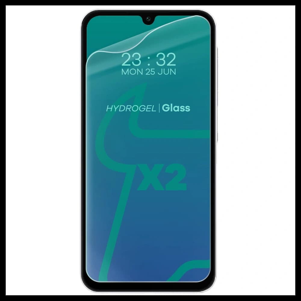 Bizon Glass Hydrogel Front Samsung Galaxy A15 4G/5G Samsung Galaxy A25 5G / M15 5G [2 PACK] - 3