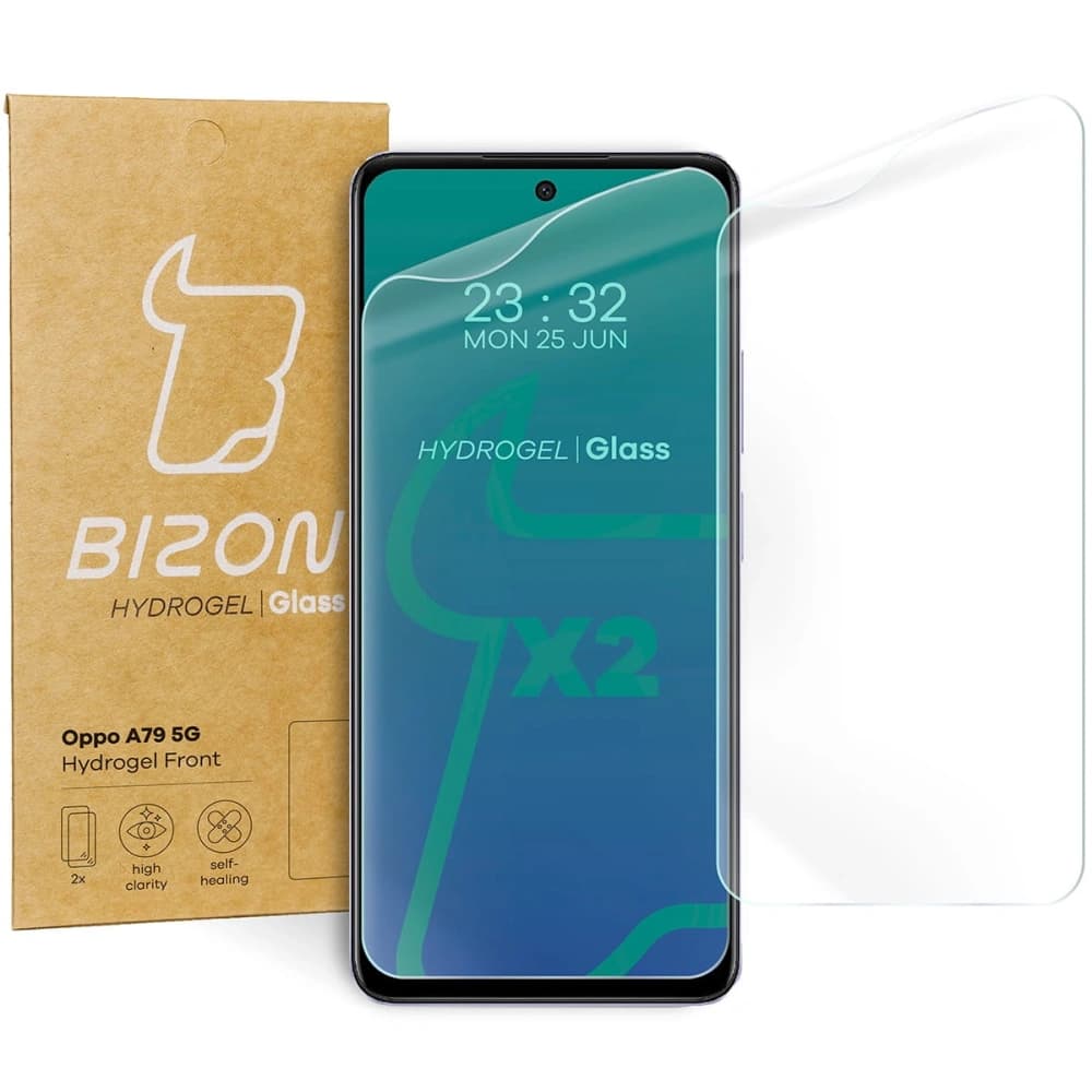 Bizon Glass Hydrogel Front Oppo A79 5G [2 PACK] - 1
