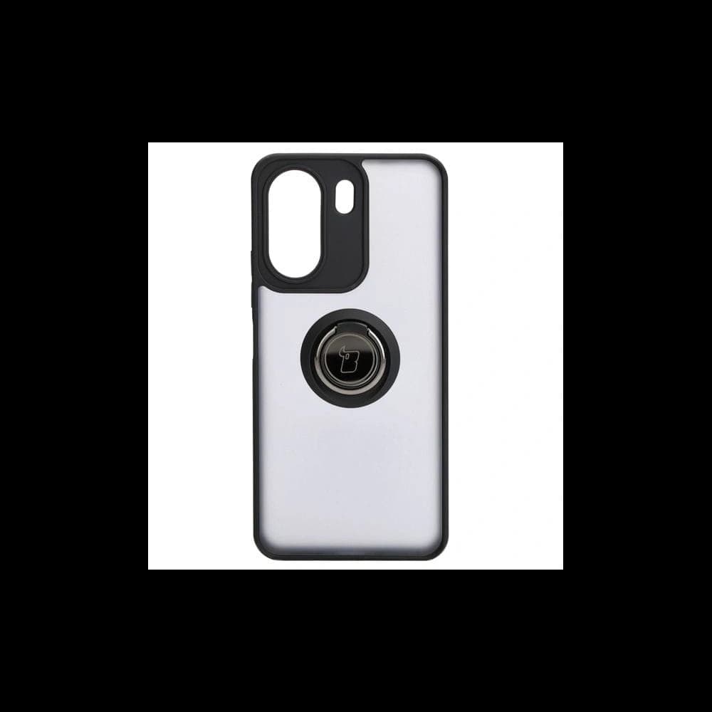 Bizon Case Hybrid Ring Xiaomi Redmi 13C / Xiaomi Poco C65 smoky with a black frame - 2