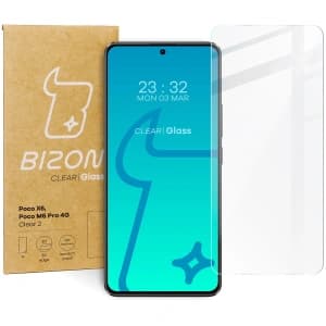 Bizon Glass Clear 2 Poco X6 / Poco M6 Pro 4G / Redmi Note 13 5G / Redmi Note 13 Pro 4G / LTE / 14S/5G