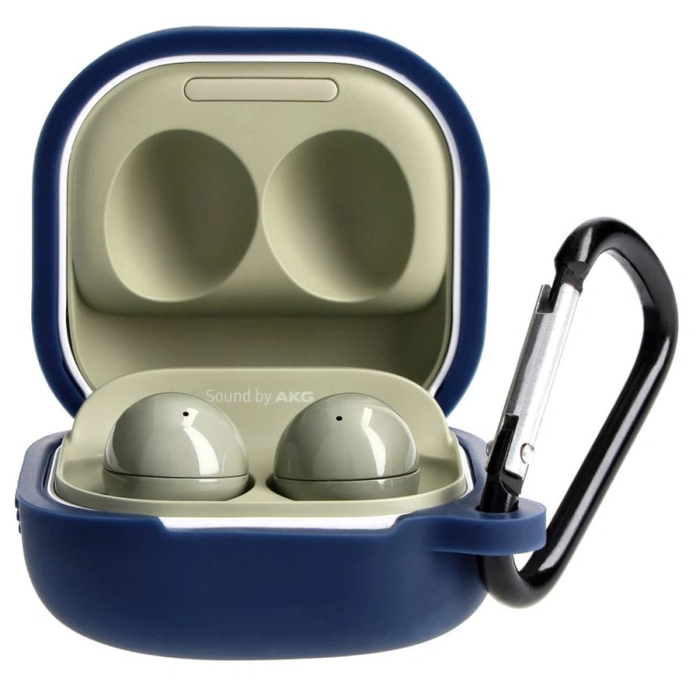 Bizon Case Headphone Silicone Samsung Galaxy Buds Live / Pro / Buds2 / Buds2 Pro / Buds FE navy blue - 3