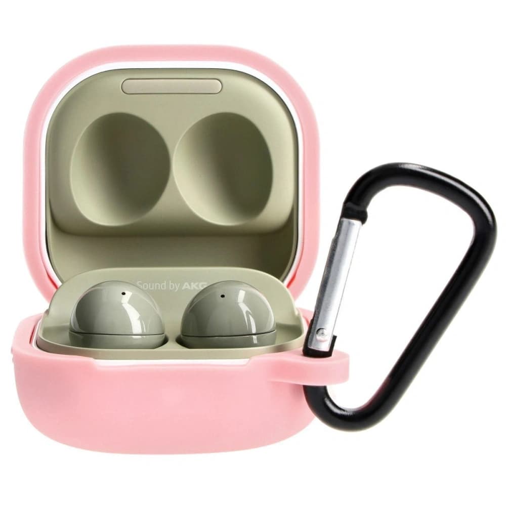 Bizon Case Kopfhörer Silikon Samsung Galaxy Buds Live / Pro / Buds2 / Buds2 Pro / Buds FE pink - 3