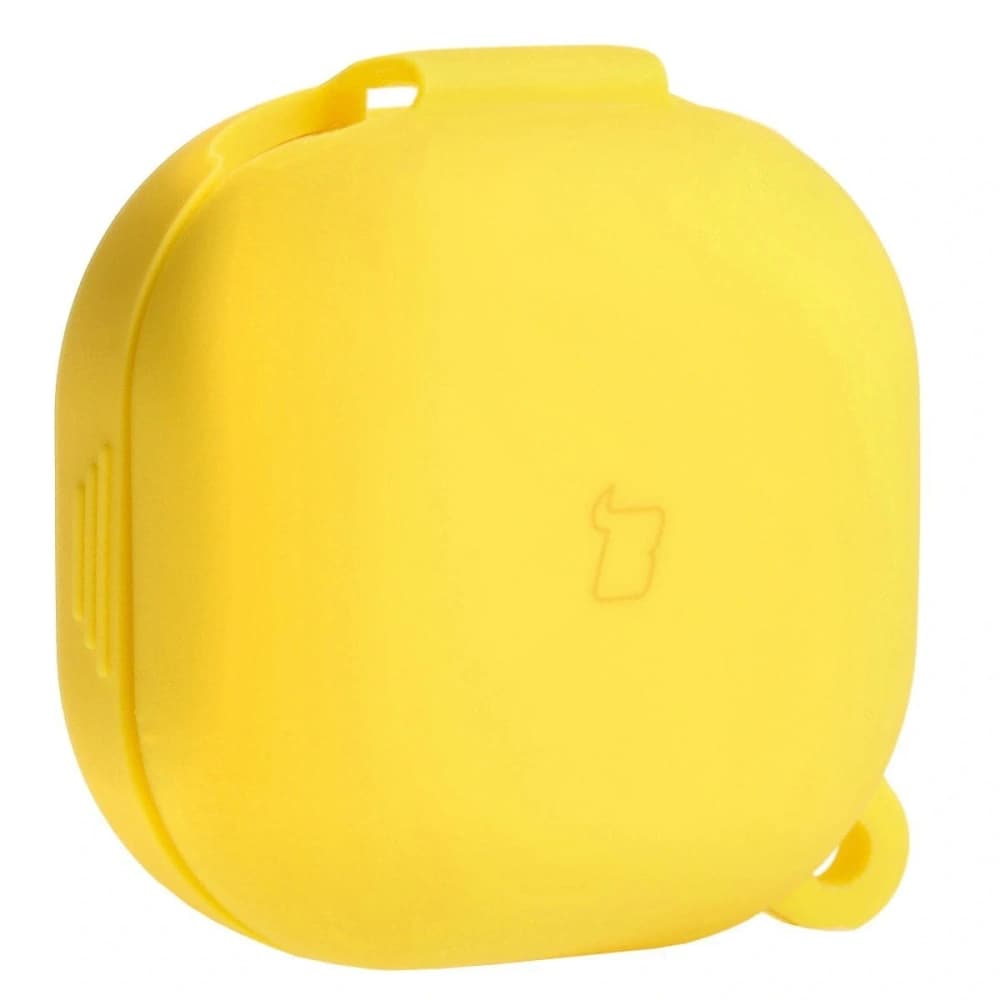Bizon Case Kopfhörer Silikon Samsung Galaxy Buds Live / Pro / Buds2 / Buds2 Pro / Buds FE gelb - 4