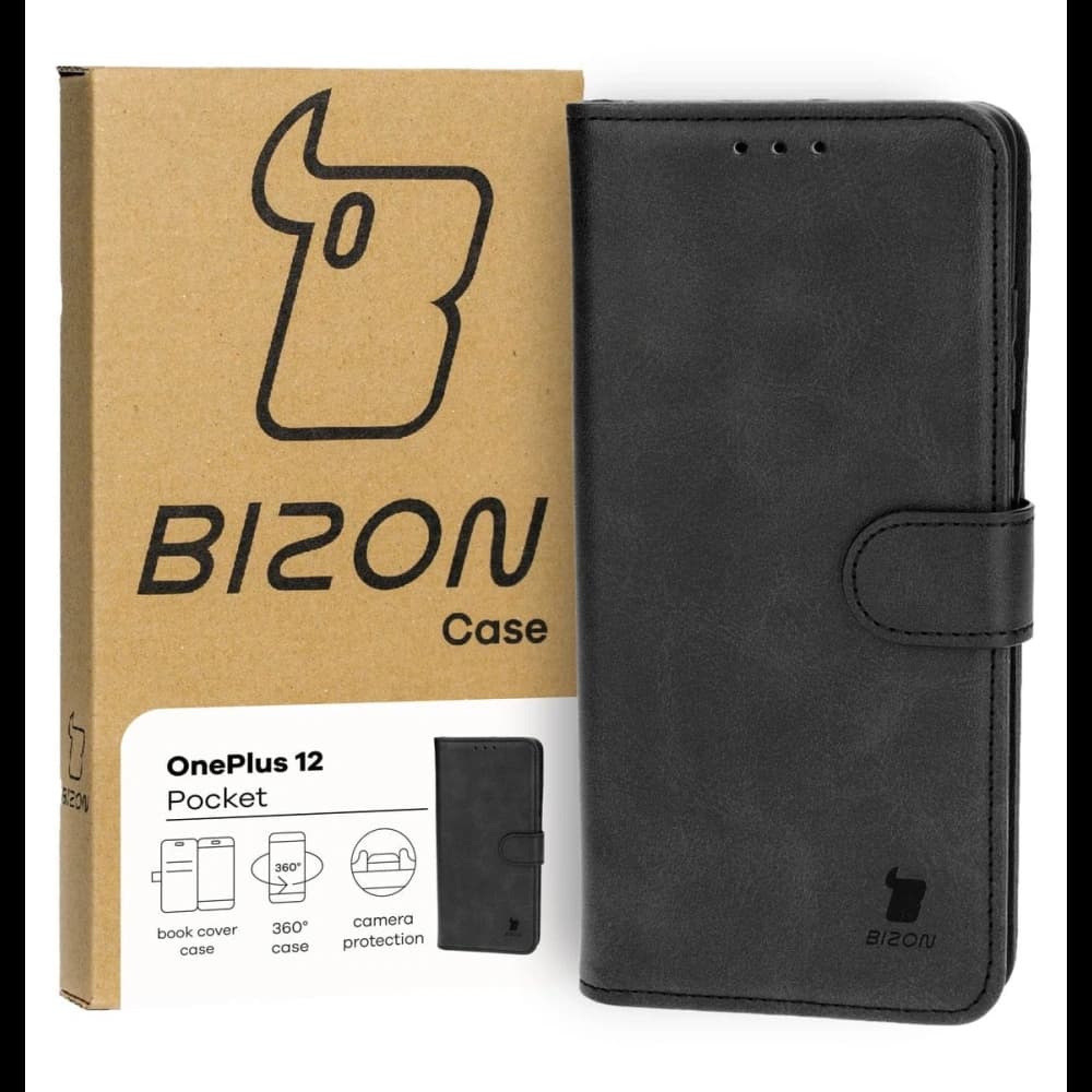 Bizon Case Pocket OnePlus 12 black - 1