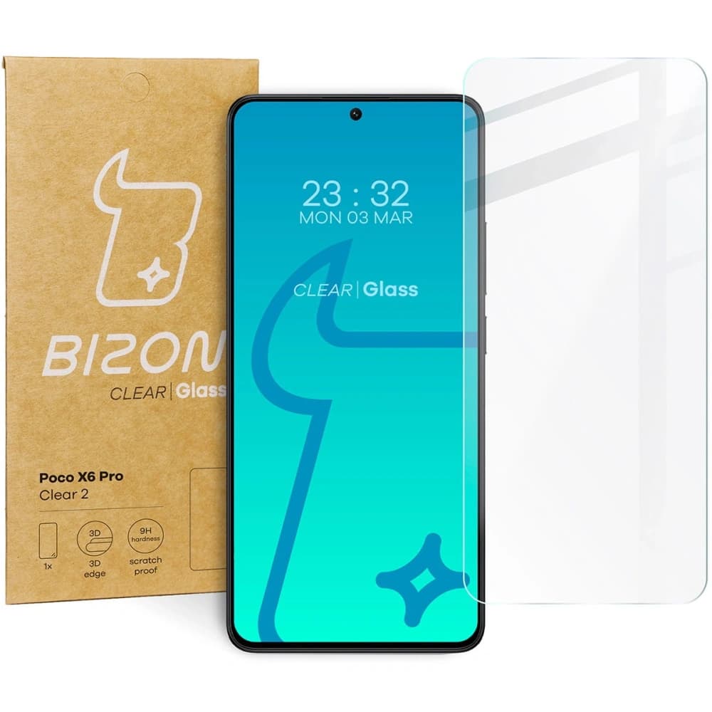 Bizon Glas Klar 2 Xiaomi Poco X6 Pro - 1