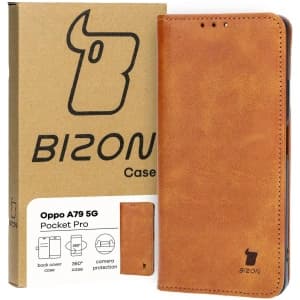 Bizon Case Pocket Pro Oppo A79 5G braun