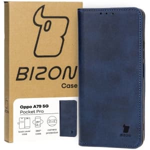 Bizon Case Pocket Pro Oppo A79 5G marineblau