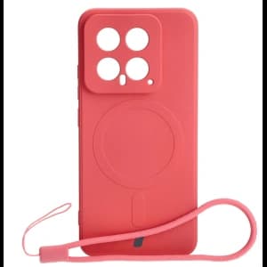 Bizon Case Silicone Magnetic Sq Xiaomi 14 dirty pink