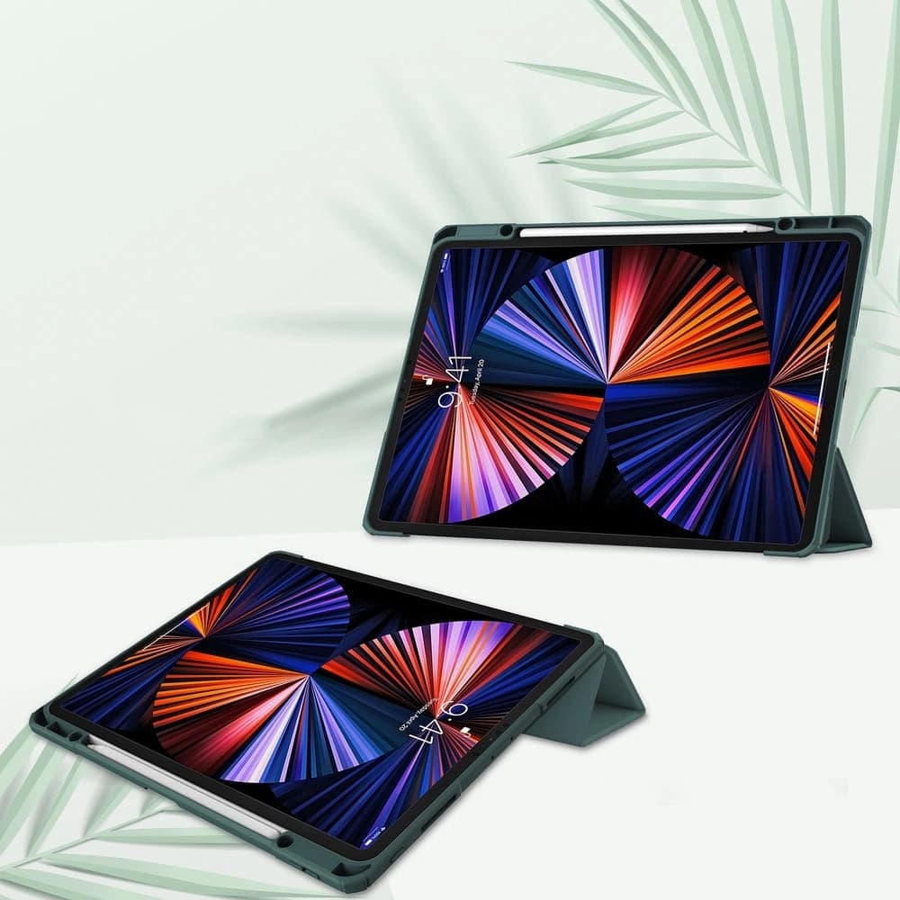 Bizon Case Tab Clear Matt Apple iPad Pro 12.9 2022/2021/2018 dunkelgrün - 2