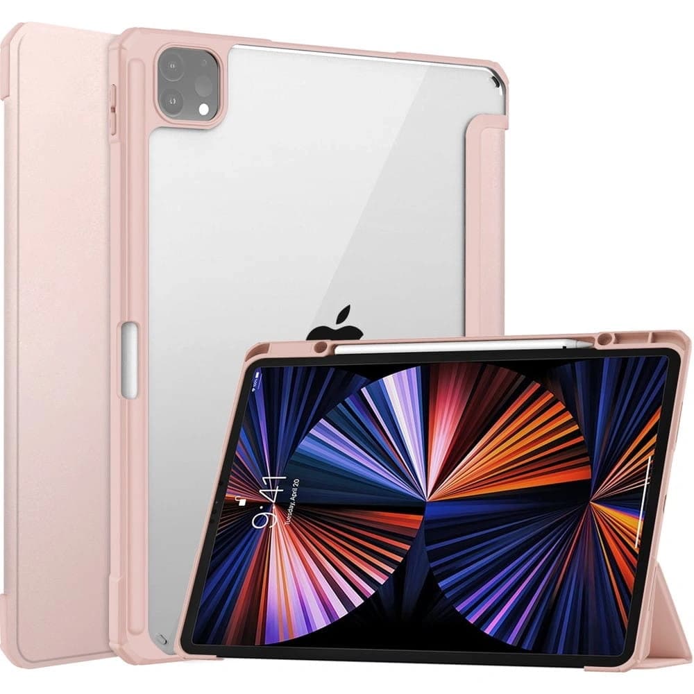 Bizon Case Tab Clear Matt Apple iPad Pro 12.9 2022/2021/2018 Roségold - 1