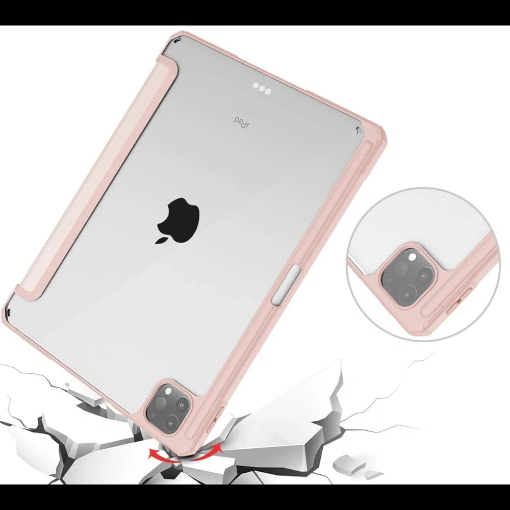 Bizon Case Tab Clear Matt Apple iPad Pro 12.9 2022/2021/2018 Roségold - 5